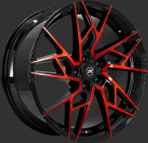 RTB - Black with brushed red face