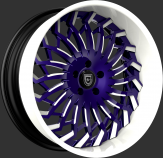 Custom - Purple and White finish.