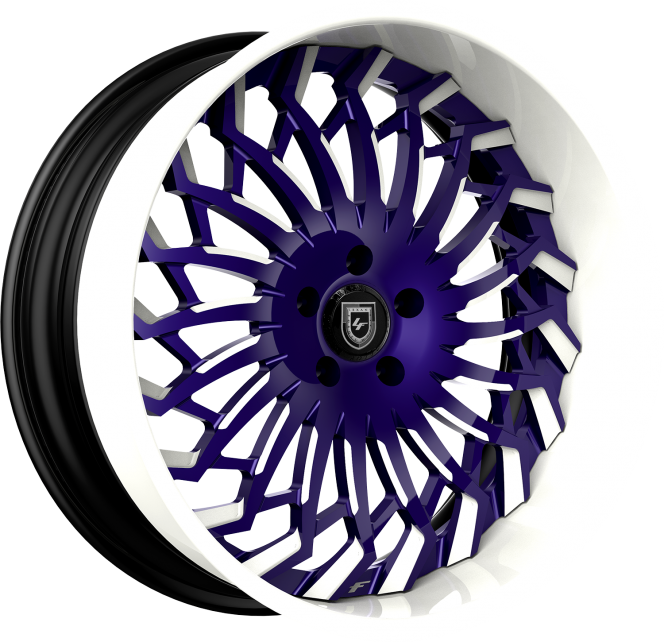 Custom - Purple and White finish.